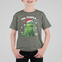 Funny Christmas Cat T Shirt For Kid Ew People Xmas Gag Gift - Wonder Print Shop