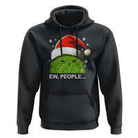 Christmas Cat Hoodie Ew People Meowy Kitten Lovers