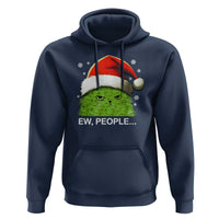 Christmas Cat Hoodie Ew People Meowy Kitten Lovers