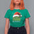 Christmas Cat T Shirt For Women Ew People Meowy Kitten Lovers - Wonder Print Shop