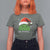 Christmas Cat T Shirt For Women Ew People Meowy Kitten Lovers - Wonder Print Shop