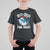 Funny Christmas T Shirt For Kid Sharkmas Shark Lights Red Santa Hat Jaw Ready For This - Wonder Print Shop