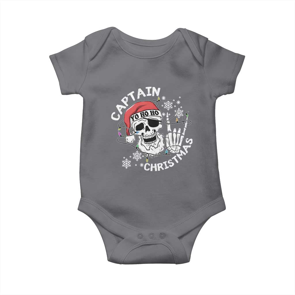 Pirate Christmas Baby Onesie Skull Skeleton Lights Pirates Caribbean Cruise