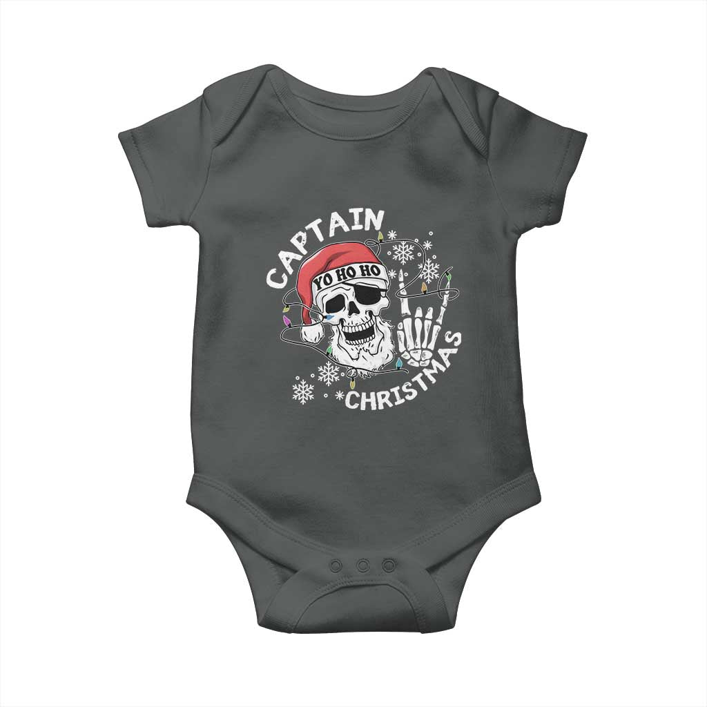 Pirate Christmas Baby Onesie Skull Skeleton Lights Pirates Caribbean Cruise