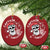 Pirate Xmas Christmas Ornament Skull Skeleton Lights Pirates Caribbean Cruise - Wonder Print Shop