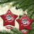 Pirate Xmas Christmas Ornament Skull Skeleton Lights Pirates Caribbean Cruise - Wonder Print Shop