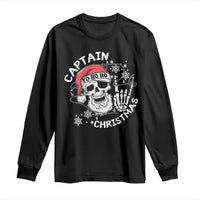 Pirate Christmas Long Sleeve Shirt Skull Skeleton Lights Pirates Caribbean Cruise