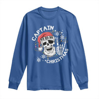 Pirate Christmas Long Sleeve Shirt Skull Skeleton Lights Pirates Caribbean Cruise