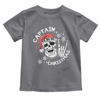 Pirate Christmas Toddler T Shirt Skull Skeleton Lights Pirates Caribbean Cruise