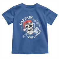 Pirate Christmas Toddler T Shirt Skull Skeleton Lights Pirates Caribbean Cruise