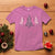 Christmas Pink T Shirt Leopard Print Trees - Wonder Print Shop