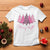 Christmas Pink T Shirt Leopard Print Trees - Wonder Print Shop