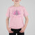 Christmas Pink T Shirt For Kid Leopard Print Trees - Wonder Print Shop