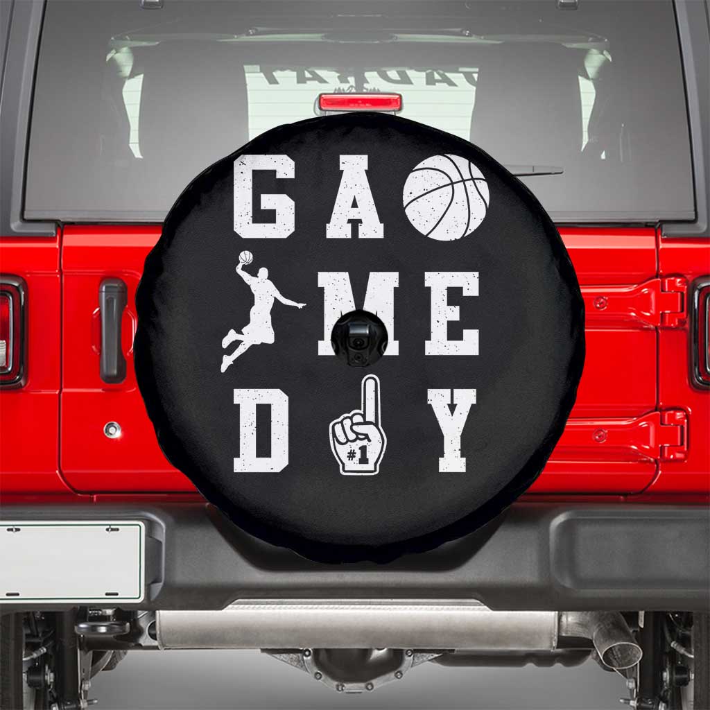 Game Day Basketball Spare Tire Cover Basketball Mom Sports Fan - Wonder Print Shop