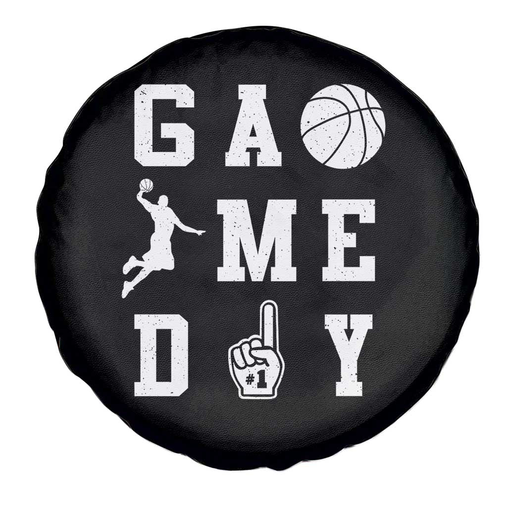 Game Day Basketball Spare Tire Cover Basketball Mom Sports Fan - Wonder Print Shop