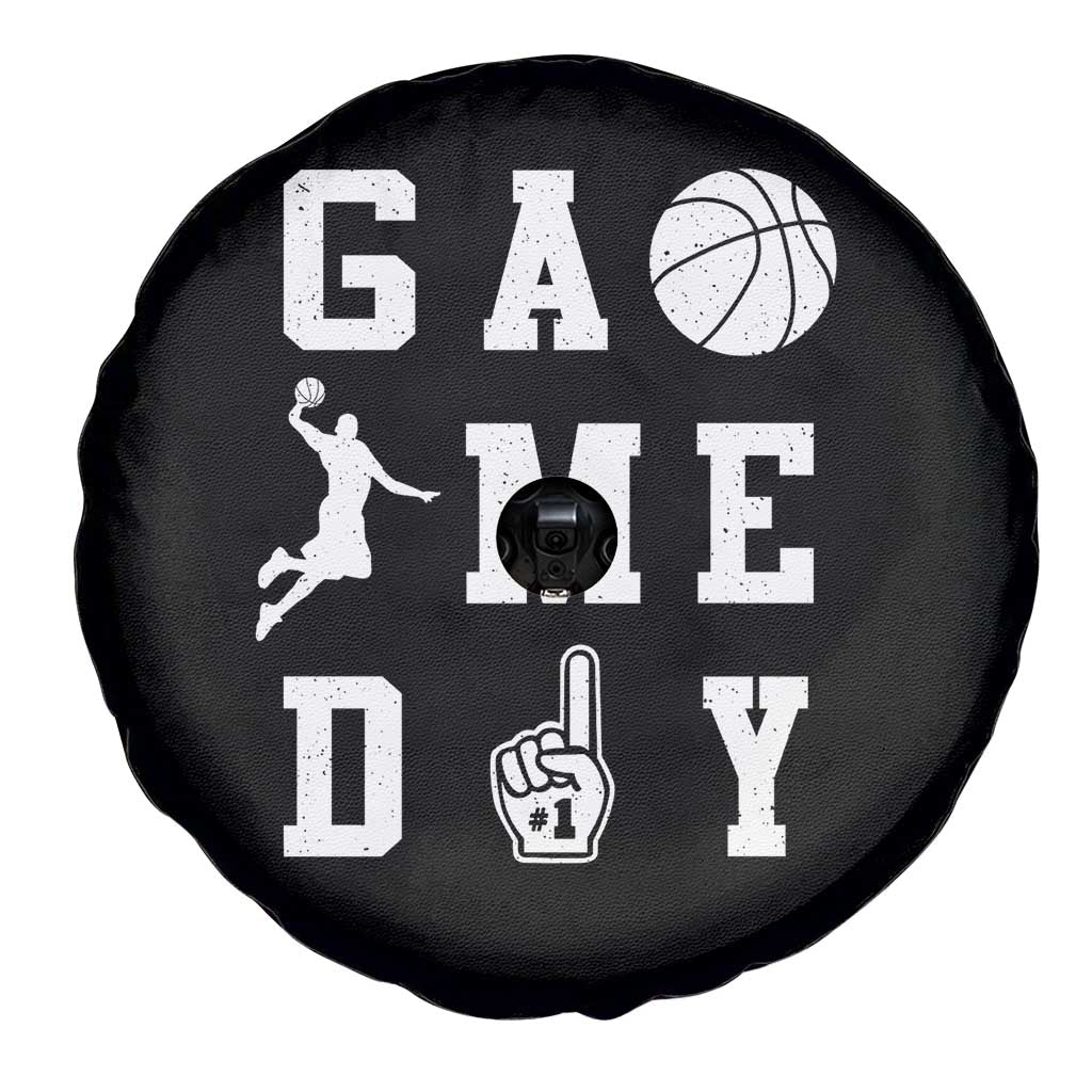 Game Day Basketball Spare Tire Cover Basketball Mom Sports Fan - Wonder Print Shop