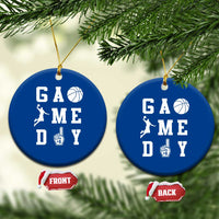 Game Day Basketball Ceramic Ornament Basketball Mom Sports Fan - Wonder Print Shop