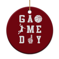 Game Day Basketball Ceramic Ornament Basketball Mom Sports Fan - Wonder Print Shop