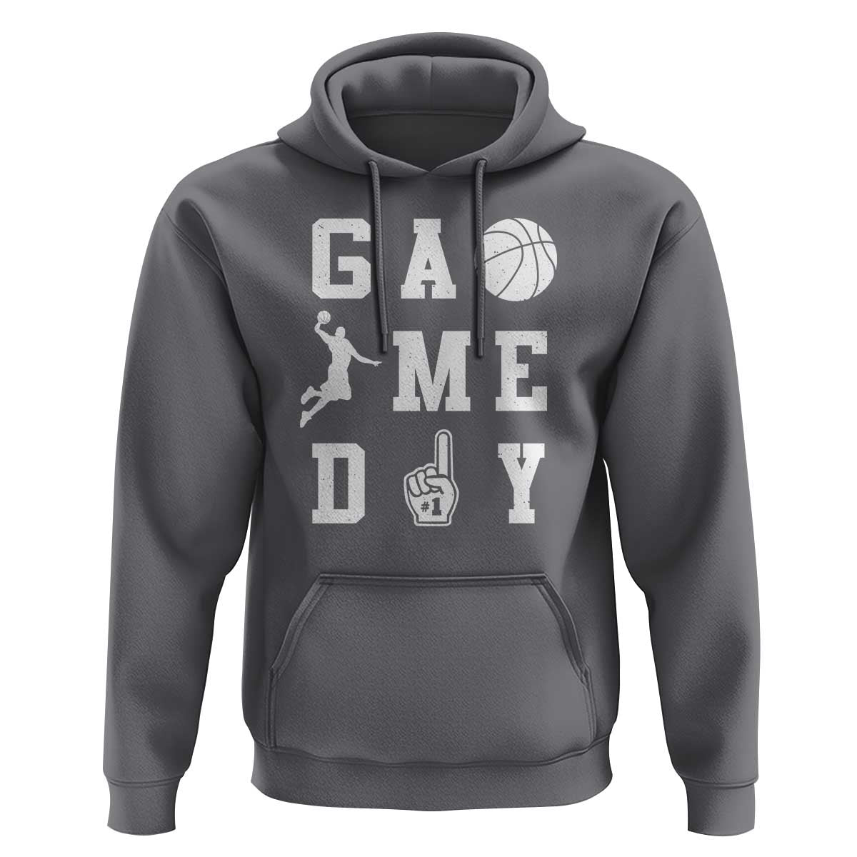 Game Day Basketball Hoodie Basketball Mom Sports Fan - Wonder Print Shop