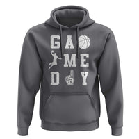 Game Day Basketball Hoodie Basketball Mom Sports Fan - Wonder Print Shop