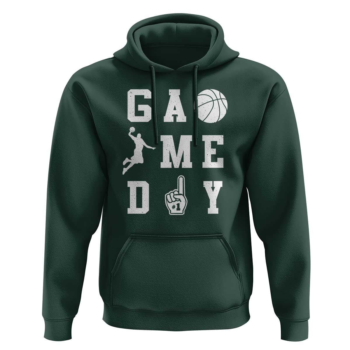 Game Day Basketball Hoodie Basketball Mom Sports Fan - Wonder Print Shop