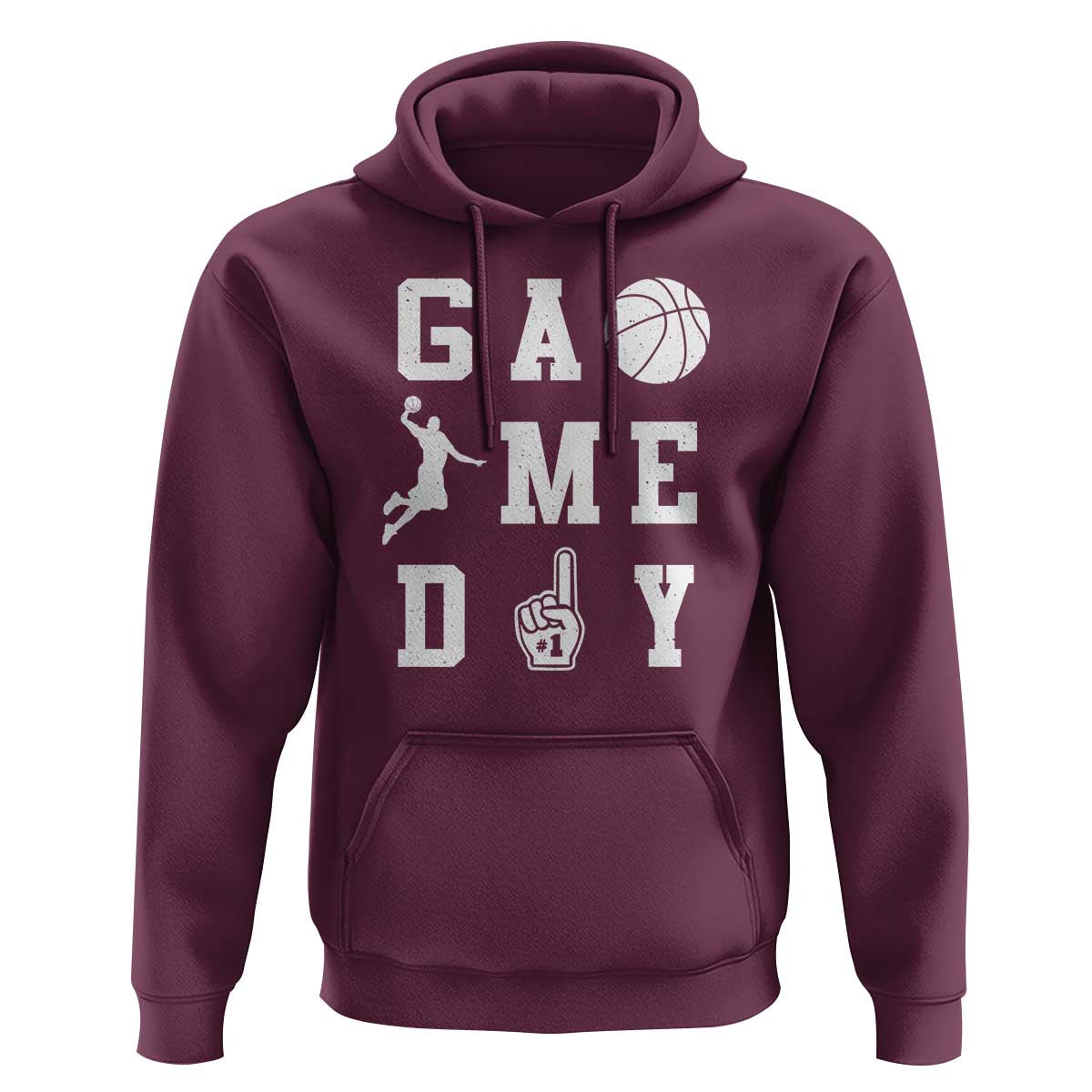Game Day Basketball Hoodie Basketball Mom Sports Fan - Wonder Print Shop
