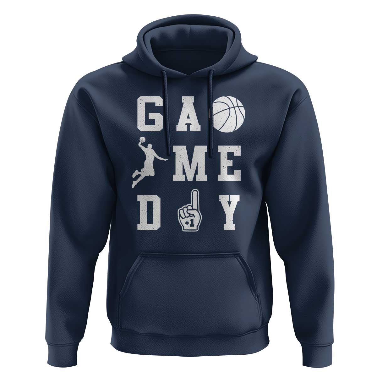 Game Day Basketball Hoodie Basketball Mom Sports Fan - Wonder Print Shop
