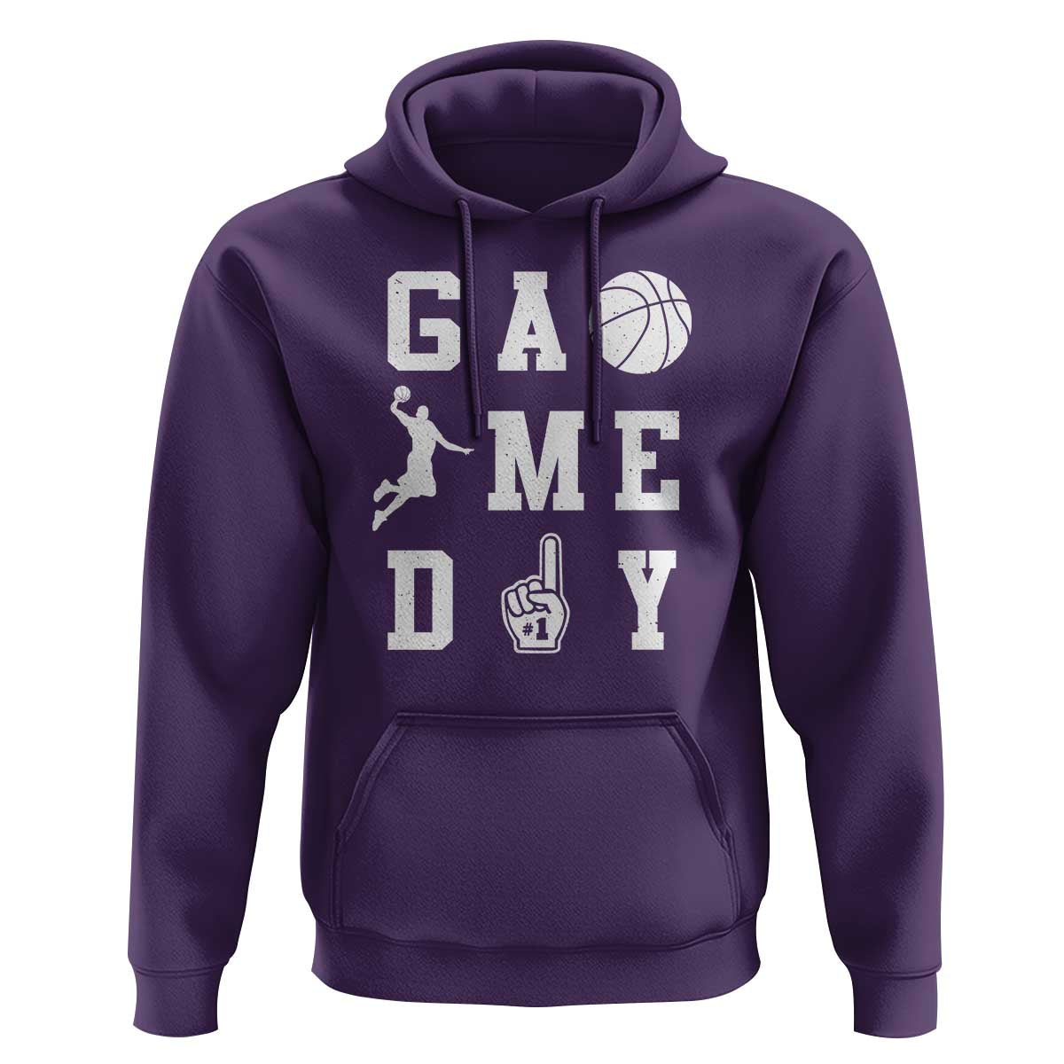 Game Day Basketball Hoodie Basketball Mom Sports Fan - Wonder Print Shop
