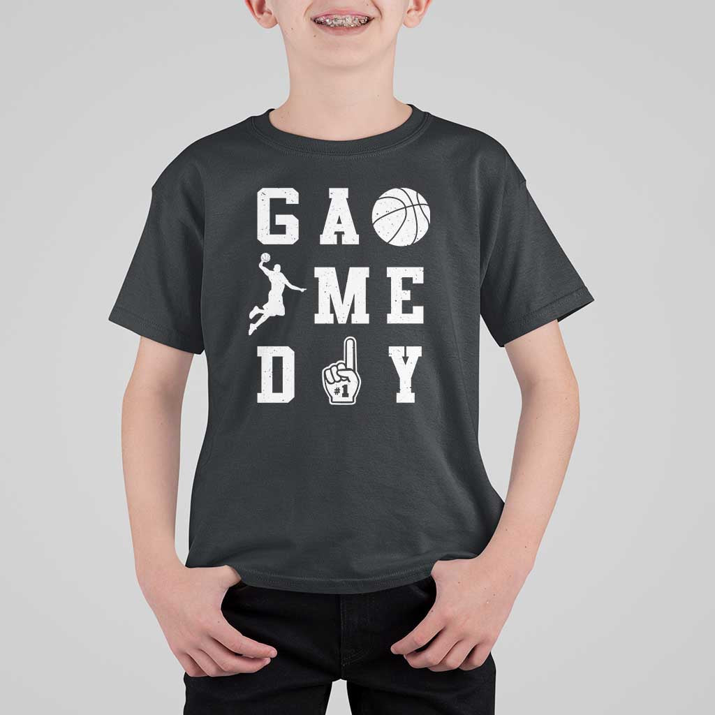 Game Day Basketball T Shirt For Kid Basketball Mom Sports Fan - Wonder Print Shop