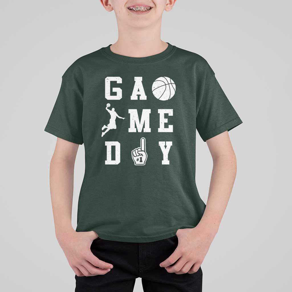 Game Day Basketball T Shirt For Kid Basketball Mom Sports Fan - Wonder Print Shop