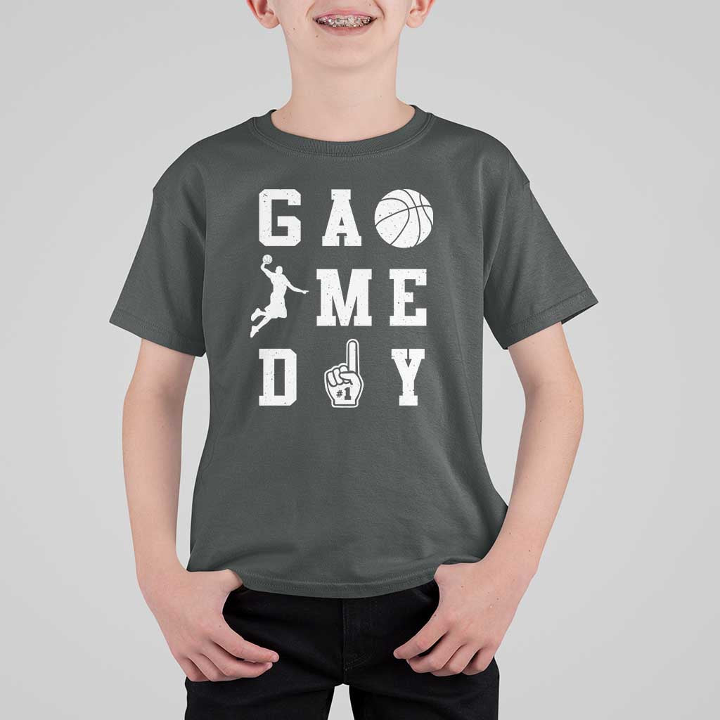 Game Day Basketball T Shirt For Kid Basketball Mom Sports Fan - Wonder Print Shop