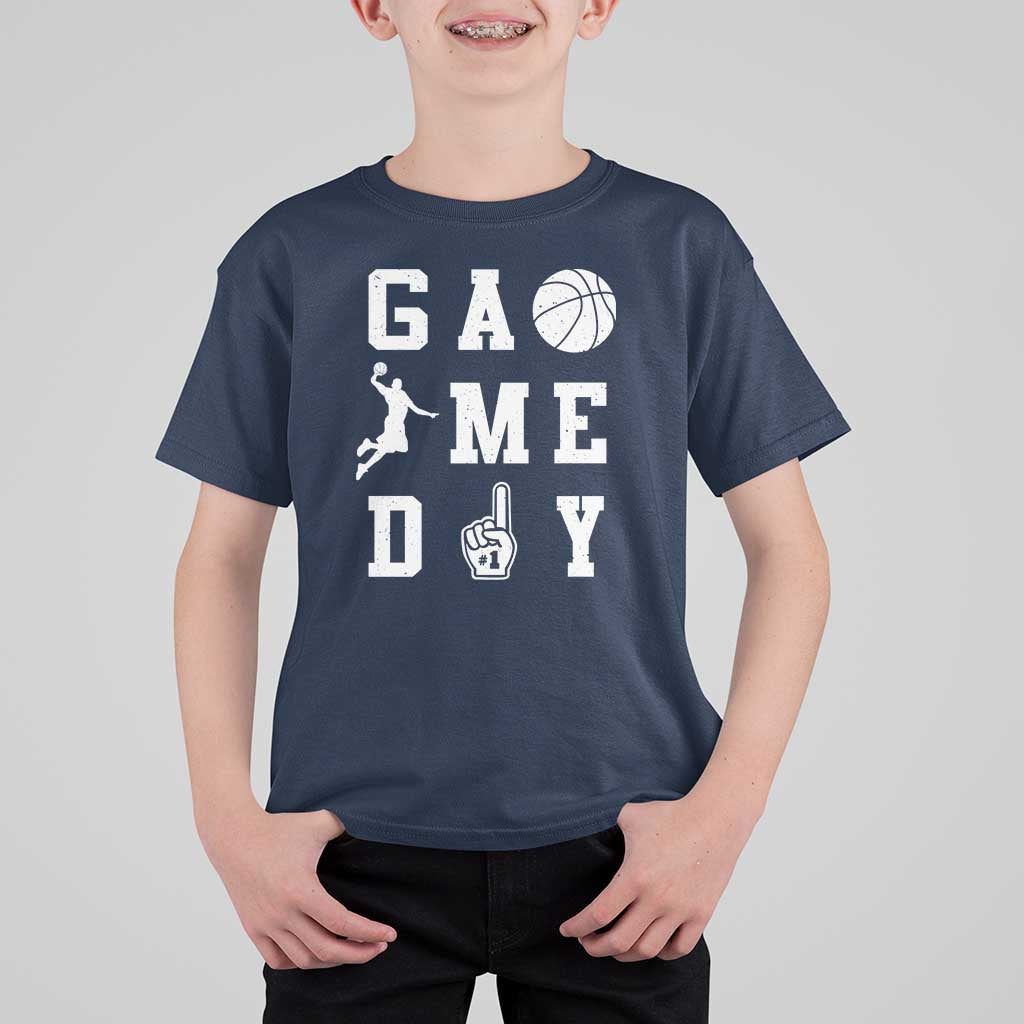 Game Day Basketball T Shirt For Kid Basketball Mom Sports Fan - Wonder Print Shop