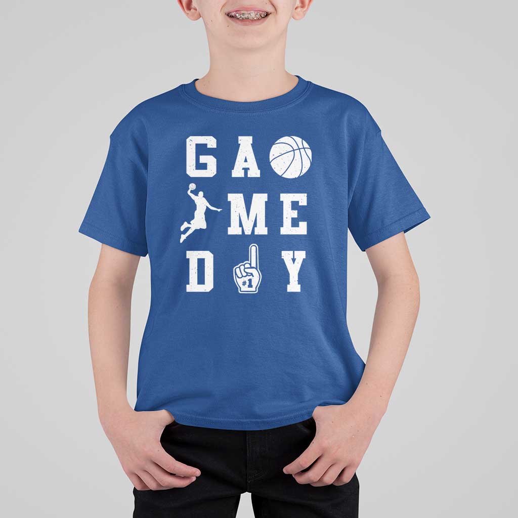 Game Day Basketball T Shirt For Kid Basketball Mom Sports Fan - Wonder Print Shop