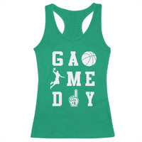 Game Day Basketball Racerback Tank Top Basketball Mom Sports Fan - Wonder Print Shop