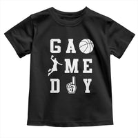 Game Day Basketball Toddler T Shirt Basketball Mom Sports Fan - Wonder Print Shop