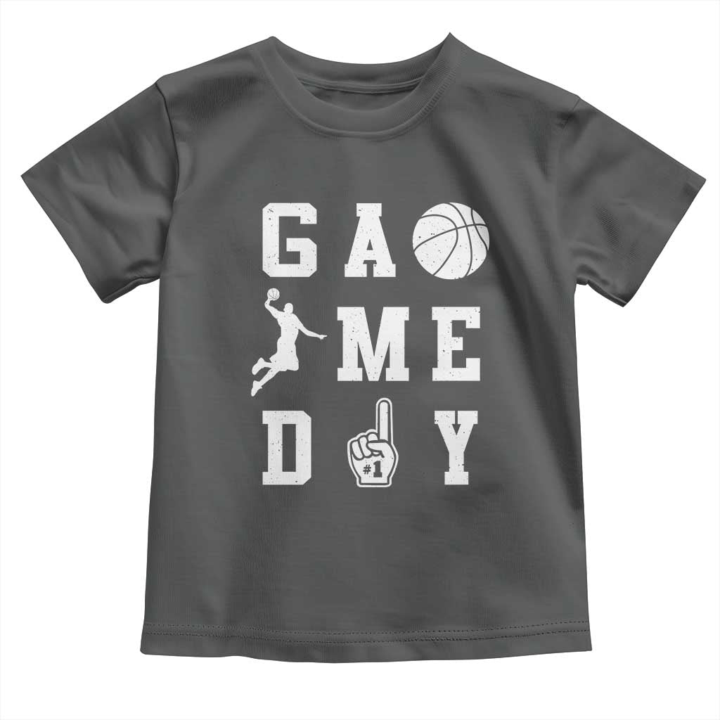 Game Day Basketball Toddler T Shirt Basketball Mom Sports Fan - Wonder Print Shop