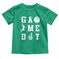 Game Day Basketball Toddler T Shirt Basketball Mom Sports Fan - Wonder Print Shop
