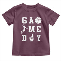 Game Day Basketball Toddler T Shirt Basketball Mom Sports Fan - Wonder Print Shop