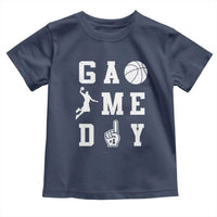 Game Day Basketball Toddler T Shirt Basketball Mom Sports Fan - Wonder Print Shop