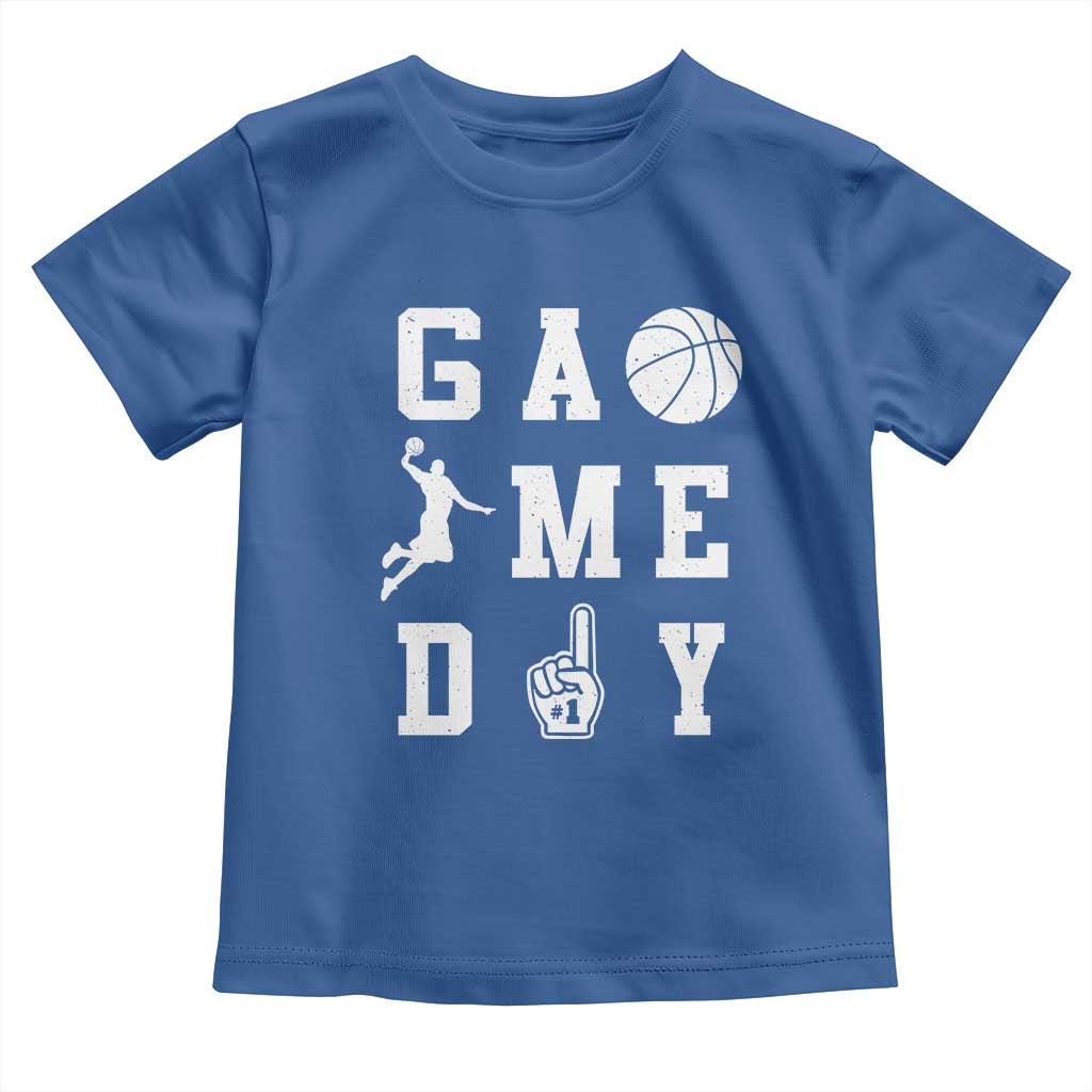 Game Day Basketball Toddler T Shirt Basketball Mom Sports Fan - Wonder Print Shop