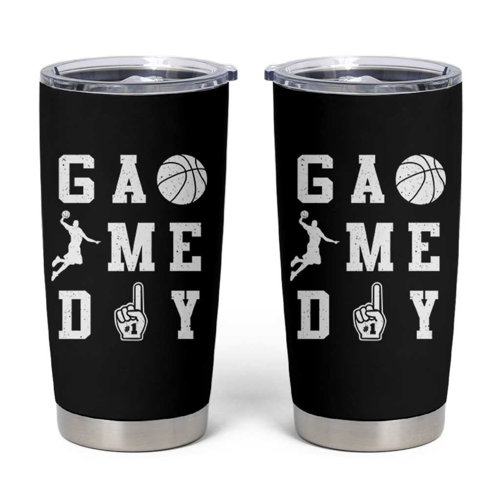 Game Day Basketball Tumbler Cup Basketball Mom Sports Fan - Wonder Print Shop