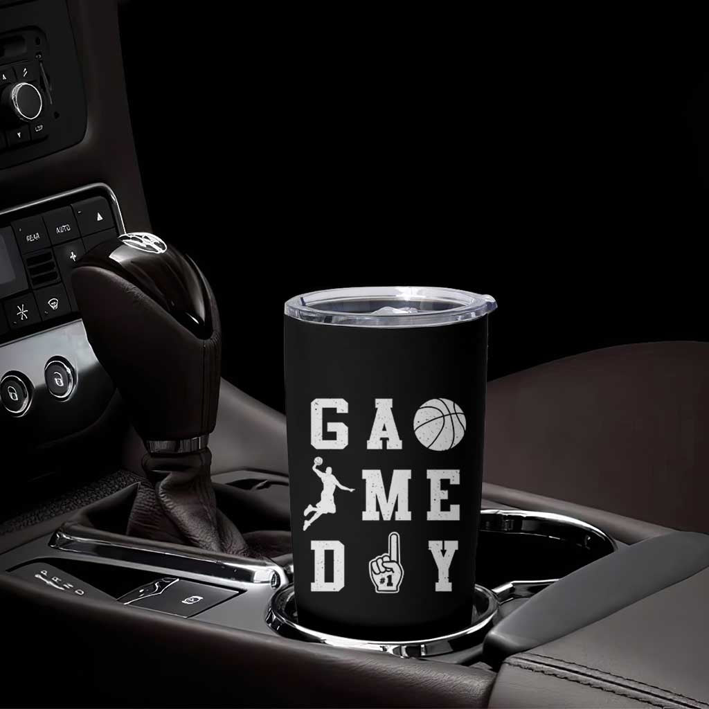 Game Day Basketball Tumbler Cup Basketball Mom Sports Fan - Wonder Print Shop