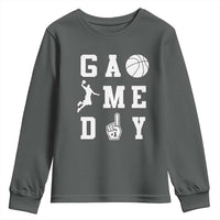 Game Day Basketball Youth Sweatshirt Basketball Mom Sports Fan - Wonder Print Shop