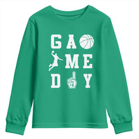 Game Day Basketball Youth Sweatshirt Basketball Mom Sports Fan - Wonder Print Shop