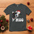 Christmas Cow T Shirt Funny Cow Lover Xmas Gift Farm - Wonder Print Shop