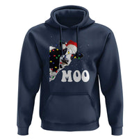 Christmas Cow Hoodie Funny Cow Lover Xmas Gift Farm