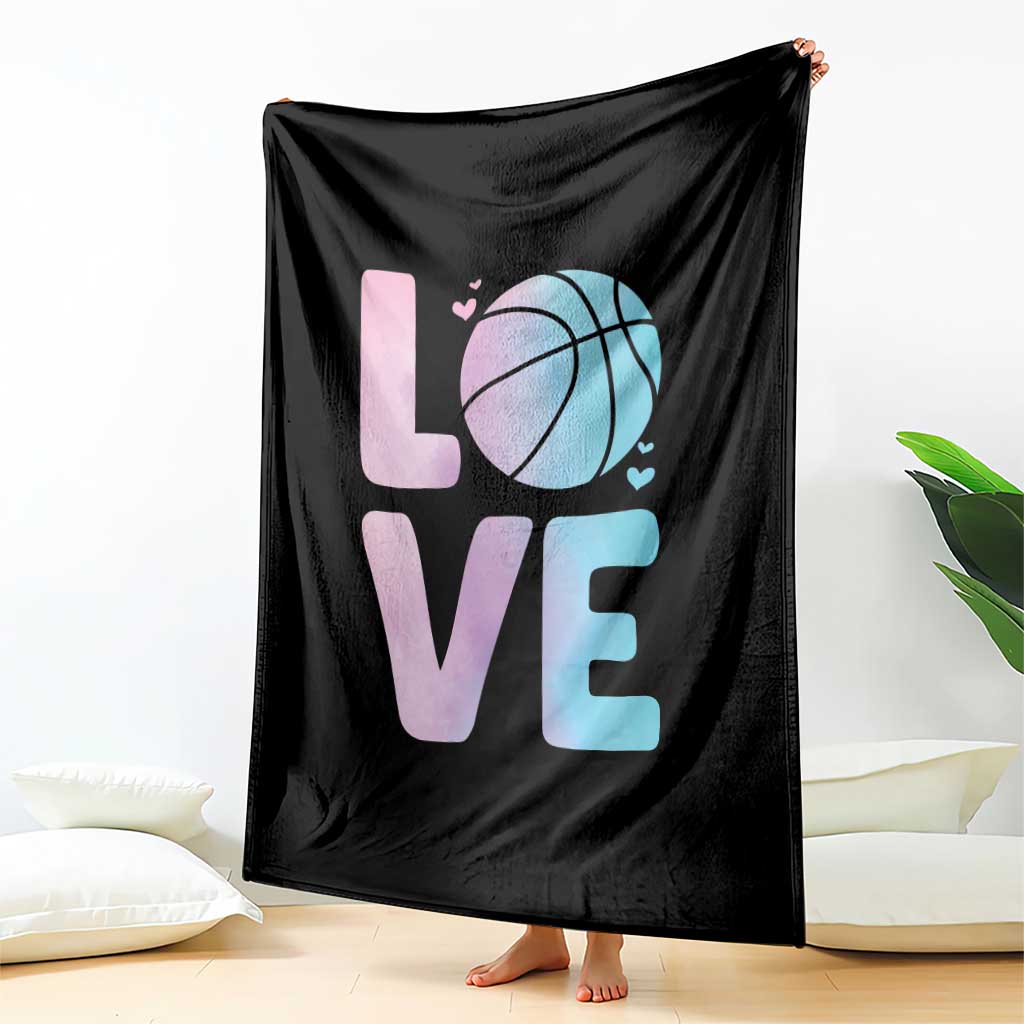 Basketball Lovers Throw Blanket Basketball Mom Sports Fan - Wonder Print Shop