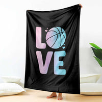 Basketball Lovers Throw Blanket Basketball Mom Sports Fan - Wonder Print Shop