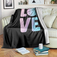 Basketball Lovers Throw Blanket Basketball Mom Sports Fan - Wonder Print Shop
