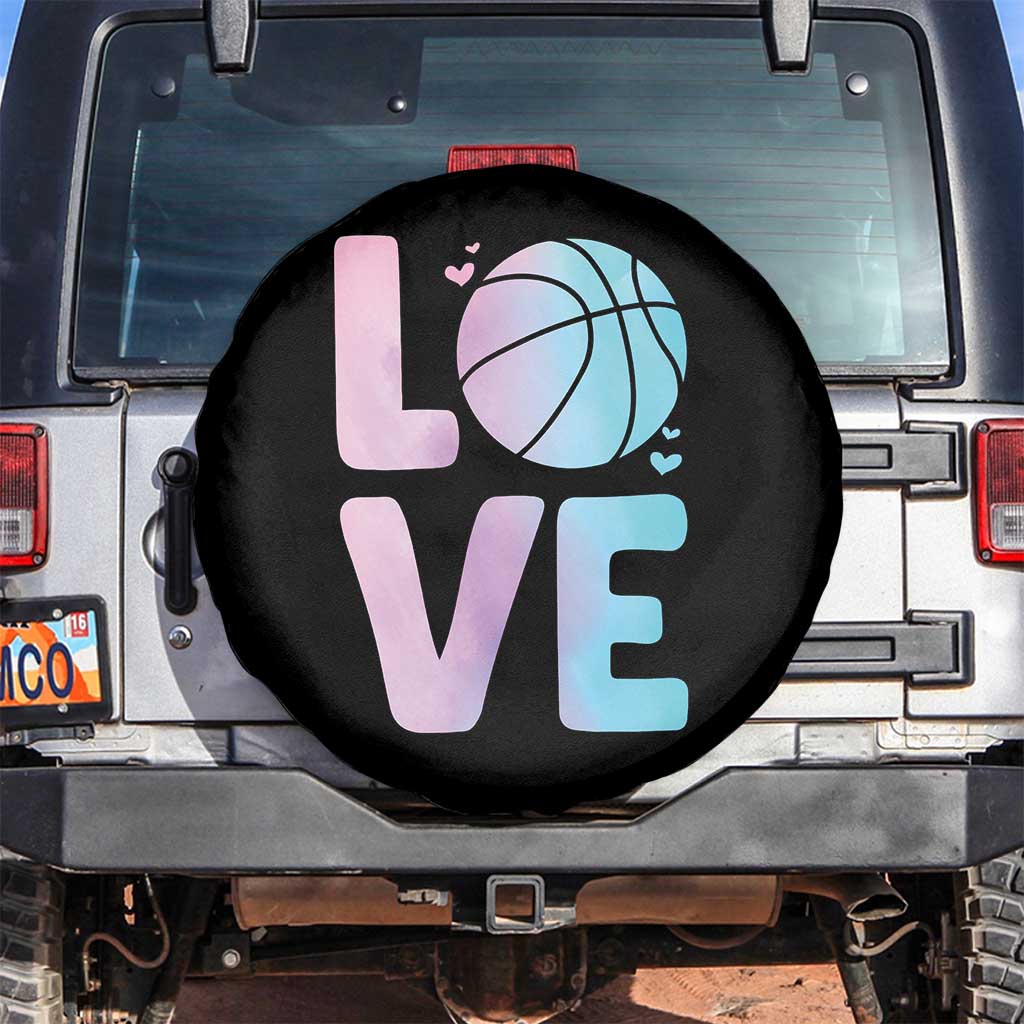 Basketball Lovers Spare Tire Cover Basketball Mom Sports Fan - Wonder Print Shop